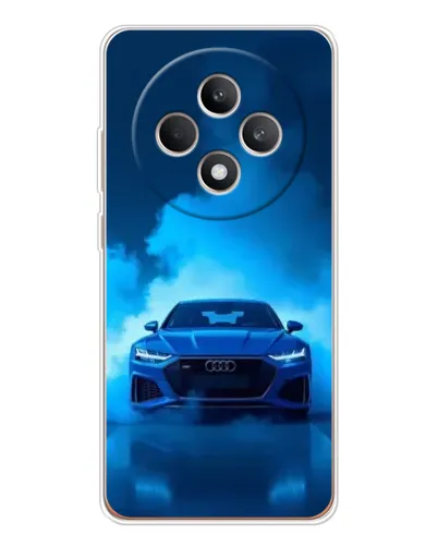 Чехол для OPPO Reno12 F с картинкой «Audi — голубая энергия»