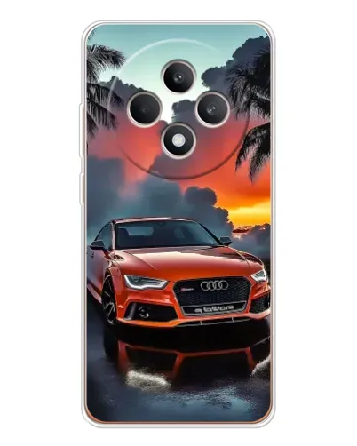 Чехол для OPPO Reno12 F с картинкой «Audi — закат»