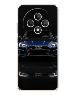Чехол для OPPO Reno12 F с картинкой «Audi — ночное отражение»