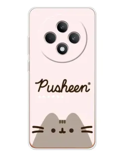Чехол для OPPO Reno12 F с картинкой «Pusheen логотип» Чехол для OPPO Reno12 F с картинкой «Pusheen логотип»