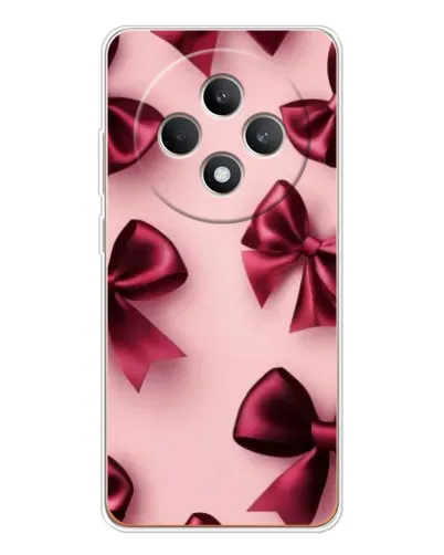 Чехол для OPPO Reno12 F с картинкой «Бордовый атлас»