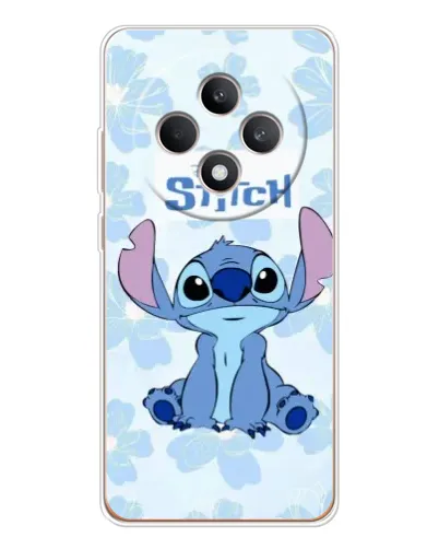 Чехол для OPPO Reno12 F с картинкой «Stitch среди цветов» Чехол для OPPO Reno12 F с картинкой «Stitch среди цветов»