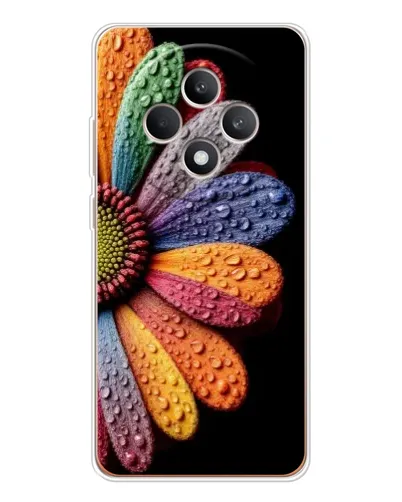 Чехол для OPPO Reno12 F с картинкой «Радужный цветок» Чехол для OPPO Reno12 F с картинкой «Радужный цветок»