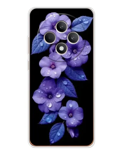 Чехол для OPPO Reno12 F с картинкой «Фиолетовые цветы с росою» Чехол для OPPO Reno12 F с картинкой «Фиолетовые цветы с росою»