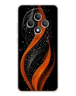 Чехол для OPPO Reno12 F с картинкой «Огненная звездная волна»