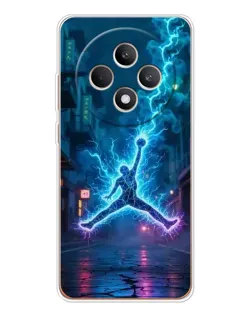 Чохол для OPPO Reno12 FS з картинкою «Jordan Gold Jumpman»