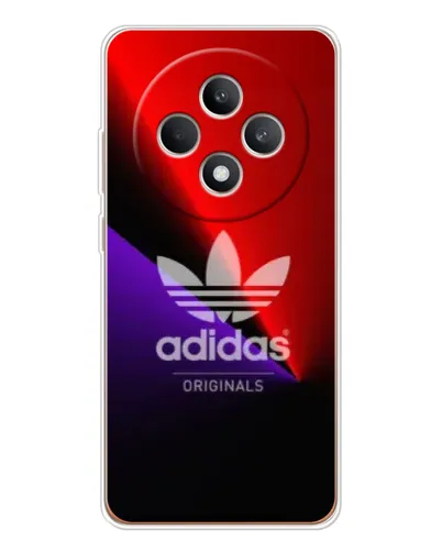 Чехол для OPPO Reno12 FS с картинкой «Adidas Red Neon» Чехол для OPPO Reno12 FS с картинкой «Adidas Red Neon»