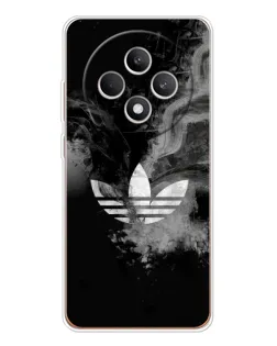 Чехол для OPPO Reno12 FS с картинкой «Абстрактный дым Adidas»
