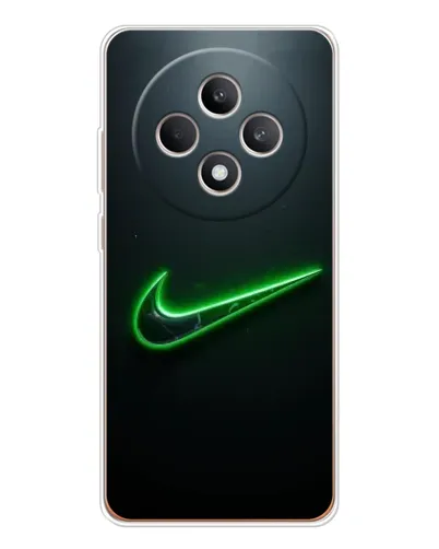 Чехол для OPPO Reno12 FS с картинкой «Неоновый контур Nike» Чехол для OPPO Reno12 FS с картинкой «Неоновый контур Nike»