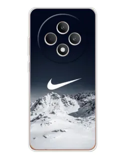 Чехол для OPPO Reno12 FS с картинкой «Nike — зимние горы» Чехол для OPPO Reno12 FS с картинкой «Nike — зимние горы»