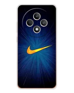 Чехол для OPPO Reno12 FS с картинкой «Синий пульс Nike» Чехол для OPPO Reno12 FS с картинкой «Синий пульс Nike»