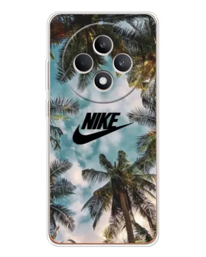 Чехол для OPPO Reno12 FS с картинкой «Тропический принт Nike» Чехол для OPPO Reno12 FS с картинкой «Тропический принт Nike»