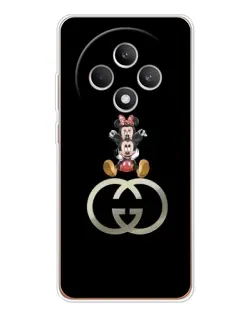 Чехол для OPPO Reno12 FS с картинкой «Минни Маус на лого» Чехол для OPPO Reno12 FS с картинкой «Минни Маус на лого»