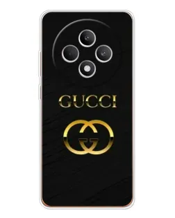Чехол для OPPO Reno12 FS с картинкой «Золотой логотип Gucci» Чехол для OPPO Reno12 FS с картинкой «Золотой логотип Gucci»
