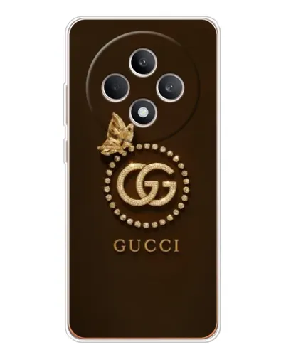 Чехол для OPPO Reno12 FS с картинкой «Gucci — золотая бабочка» Чехол для OPPO Reno12 FS с картинкой «Gucci — золотая бабочка»