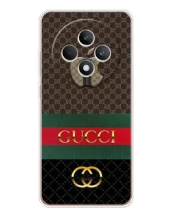 Чехол для OPPO Reno12 FS с картинкой «Gucci — брендированный десерт» Чехол для OPPO Reno12 FS с картинкой «Gucci — брендированный десерт»