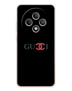 Чехол для OPPO Reno12 FS с картинкой «Gucci — красный градиент» Чехол для OPPO Reno12 FS с картинкой «Gucci — красный градиент»