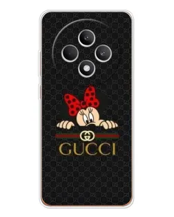 Чехол для OPPO Reno12 FS с картинкой «Минни Маус Gucci — черный» Чехол для OPPO Reno12 FS с картинкой «Минни Маус Gucci — черный»