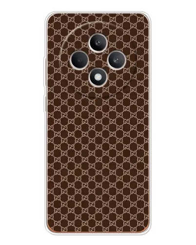 Чехол для OPPO Reno12 FS с картинкой «Gucci — шоколадная сетка» Чехол для OPPO Reno12 FS с картинкой «Gucci — шоколадная сетка»