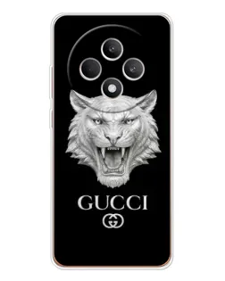 Чехол для OPPO Reno12 FS с картинкой «Gucci — серебряный лев» Чехол для OPPO Reno12 FS с картинкой «Gucci — серебряный лев»