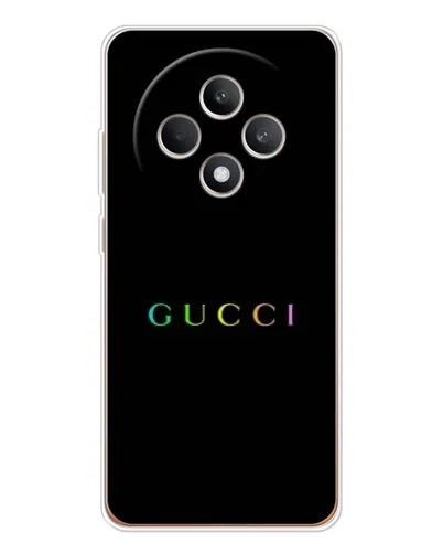 Чехол для OPPO Reno12 FS с картинкой «Gucci — неоновый минимализм» Чехол для OPPO Reno12 FS с картинкой «Gucci — неоновый минимализм»
