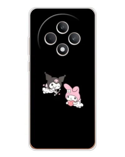Чехол для OPPO Reno12 FS с картинкой «My Melody и Kuromi»