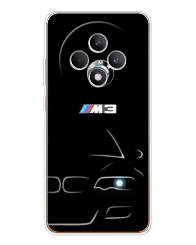 Чехол для OPPO Reno12 FS с картинкой «Минималистичный принт BMW M3»