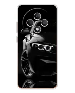 Чехол для OPPO Reno12 FS с картинкой «Черная BMW — профиль» Чехол для OPPO Reno12 FS с картинкой «Черная BMW — профиль»