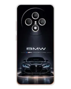 Чехол для OPPO Reno12 FS с картинкой «BMW сквозь ночной город» Чехол для OPPO Reno12 FS с картинкой «BMW сквозь ночной город»