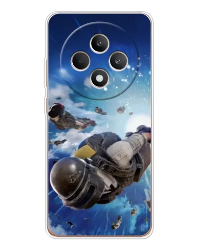 Чехол для OPPO Reno12 FS с картинкой «Десант PUBG — прыжок» Чехол для OPPO Reno12 FS с картинкой «Десант PUBG — прыжок»