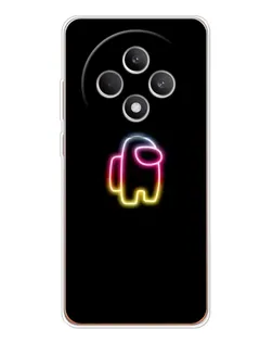 Чехол для OPPO Reno12 FS с картинкой «Among Us градиент»