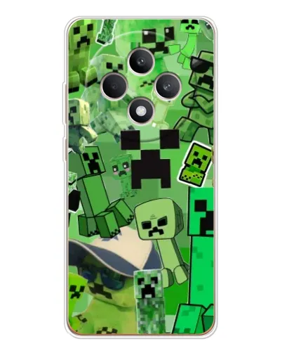 Чехол для OPPO Reno12 FS с картинкой «Криперы Minecraft»