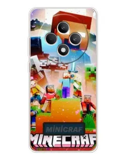 Чохол для OPPO Reno12 FS з картинкою «Minecraft герої гри»