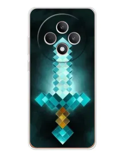 Чохол для OPPO Reno12 FS з картинкою «Алмазний меч неон»