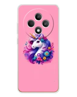 Чехол для OPPO Reno12 FS с картинкой «Сказочный единорог»