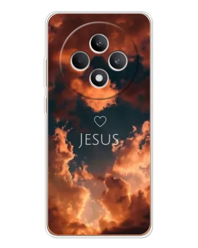Чехол для OPPO Reno12 FS с картинкой «Сияние Имени Jesus»