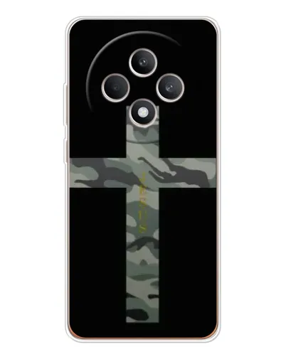 Чехол для OPPO Reno12 FS с картинкой «Милитари Крест»