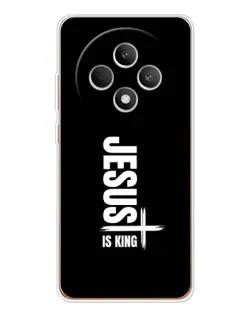 Чехол для OPPO Reno12 FS с картинкой «Вертикаль веры Jesus»
