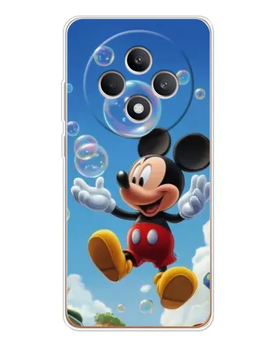 Чехол для OPPO Reno12 FS с картинкой «Mickey и мыльные пузыри»