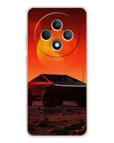 Чехол для OPPO Reno12 FS с картинкой «Cybertruck на Марсе» Чехол для OPPO Reno12 FS с картинкой «Cybertruck на Марсе»