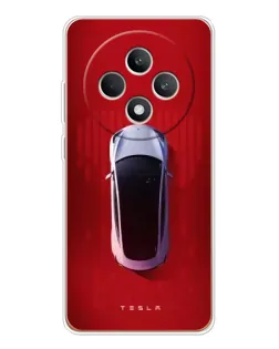 Чохол для OPPO Reno12 FS з картинкою «Tesla Top View»