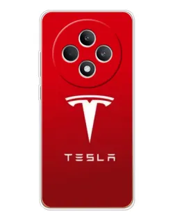 Чохол для OPPO Reno12 FS з картинкою «Tesla Red Classic»