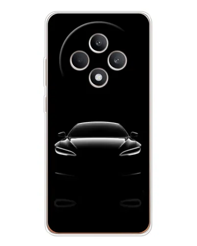 Чехол для OPPO Reno12 FS с картинкой «Силуэт Tesla Night» Чехол для OPPO Reno12 FS с картинкой «Силуэт Tesla Night»