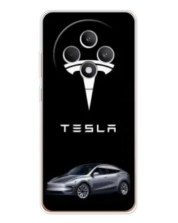 Чохол для OPPO Reno12 FS з картинкою «Tesla Model Y»