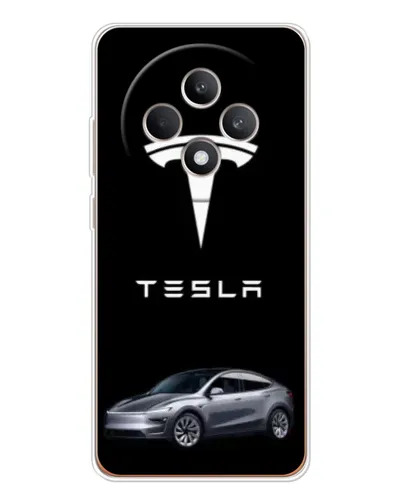 Чехол для OPPO Reno12 FS с картинкой «Tesla Model Y» Чехол для OPPO Reno12 FS с картинкой «Tesla Model Y»