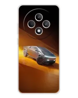 Чохол для OPPO Reno12 FS з картинкою «Cybertruck у пустелі»