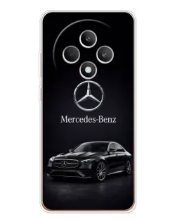 Чехол для OPPO Reno12 FS с картинкой «Mercedes — решетка радиатора»