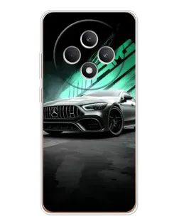 Чехол для OPPO Reno12 FS с картинкой «Темный Mercedes AMG»