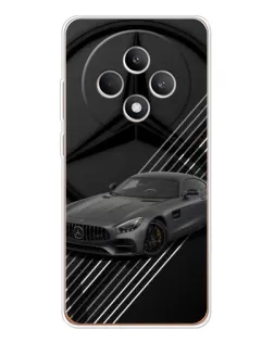 Чехол для OPPO Reno12 FS с картинкой «Mercedes AMG — графика»