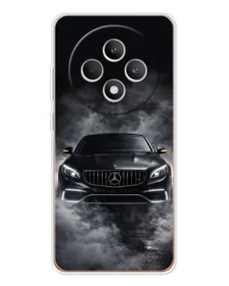 Чехол для OPPO Reno12 FS с картинкой «Mercedes в дыму»